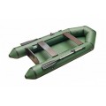 Моторно-гребная лодка с жестким транцем Standart-SL 2400 green