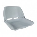 Сиденье пластмассовое складное Folding Plastic Boat Seat серое 75110G/C12503G