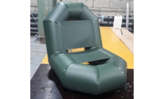 Кресло надувное Роджер зеленое, серое.